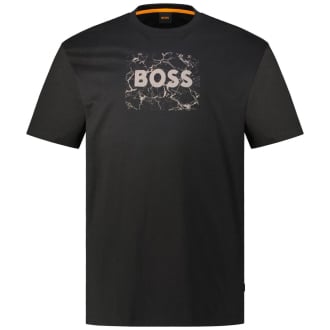 T-Shirt mit Elasthan schwarz_001 | 4XL