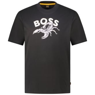 T-Shirt mit Motiv-Print schwarz_001 | 4XL