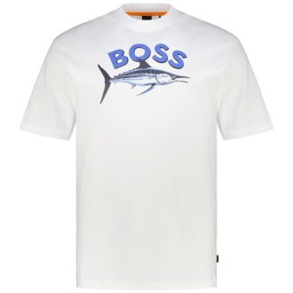 T-Shirt mit Motiv-Print weiß_101 | 4XL