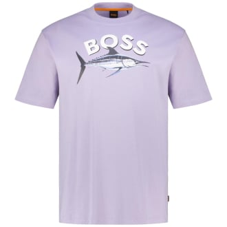 T-Shirt mit Motiv-Print lila_549 | 4XL