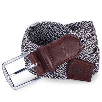 Stretch-Gürtel mit Flechtmuster sand_56 | 125