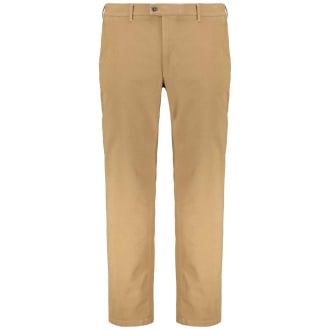 Stretch-Chinos mit Velours-Oberfläche sand_56 | 31