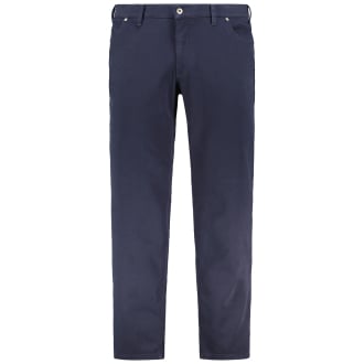 Baumwollhose "Luka" mit Stretch, athletisch blau_22 | 58