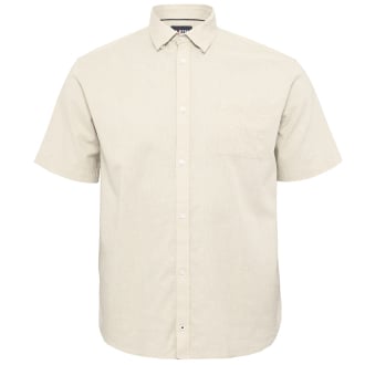 Freizeithemd mit Leinen cremeweiß_0001 | 3XL