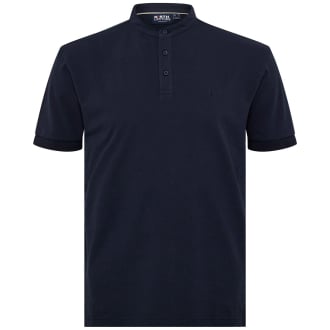 Poloshirt mit Stehkragen blau_0581 | 3XL