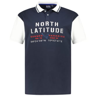 Poloshirt mit Label-Stickerei blau_0581 | 3XL