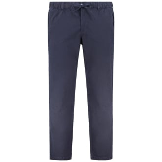 Chinos aus Leinenmischung, mit Dehnbund blau_0581 | 3XL