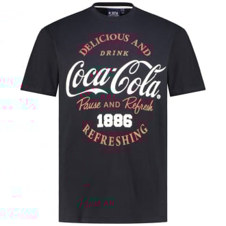 T-Shirt mit Print schwarz_0099 | 3XL