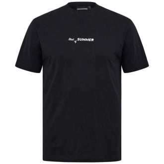 T-Shirt mit Print schwarz_0099 | 3XL