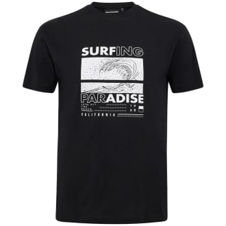 T-Shirt mit Foto-Print schwarz_0099 | 3XL