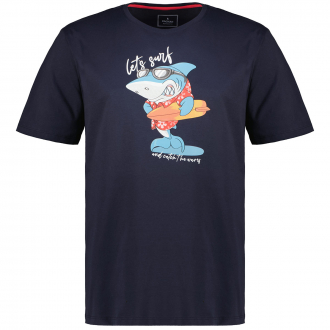 T-Shirt mit Motiv-Print marine_711 | 3XL