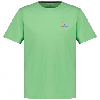 T-Shirt mit Print, kurzarm grün_328 | 3XL