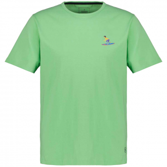 T-Shirt mit Print, kurzarm grün_328 | 3XL