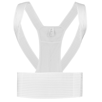 Geradehalter XXL mit Stützgürtel weiß_WEIß | One Size