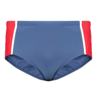 Badeslip, schnelltrocknend blau/rot_580/300 | 6XL
