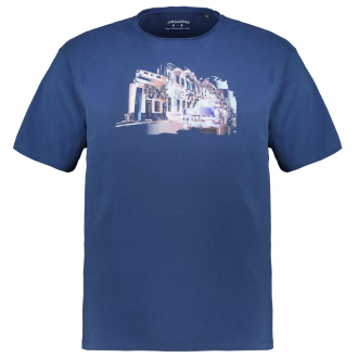 T-Shirt mit Motiv-Print dunkelblau_079 | 3XL