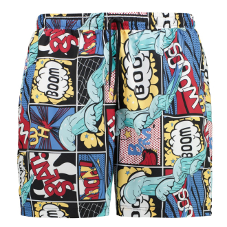 Badeshorts mit Allover-Print blau_2102 | 3XL