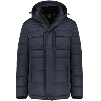 Steppjacke mit abnehmbarer Kapuze dunkelblau_108 | 3XL