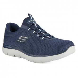 Sportlicher Sneaker zum Schlupfen mit WIDE-Leisten blau_NVY | 45