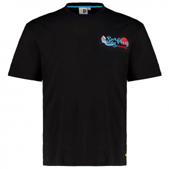 T-Shirt mit "Surfing Summer"-Print schwarz_700 | 3XL