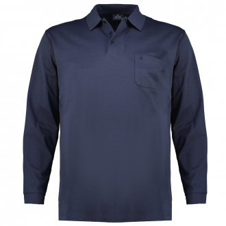 Pflegeleichtes Poloshirt "Soft Knit" marine_070 | 3XL