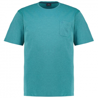 T-Shirt mit edler Micro-Pimabaumwolle dunkelgrün_340 | 4XL