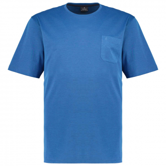 T-Shirt mit edler Micro-Pimabaumwolle königsblau_765 | 4XL