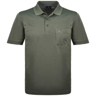 Poloshirt mit Pima-Baumwolle oliv_341 | 3XL
