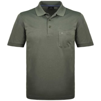 Poloshirt mit Pima-Baumwolle, bügelfrei oliv_341 | 3XL