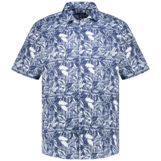 Pflegeleichtes Freizeithemd "Soft Knit" hellblau/weiß_711/4220 | 5XL