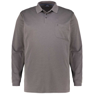 Pflegeleichtes Poloshirt "Soft Knit" anthrazit_027 | 6XL