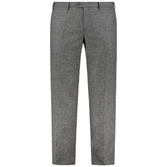 Flanellhose "Jan" mit Stretch, athletisch grau_05 | 31