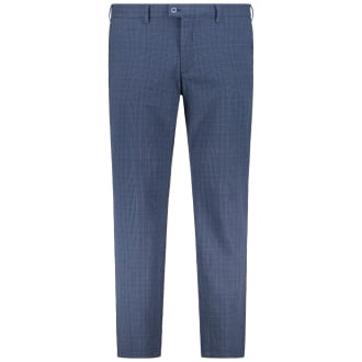 Stretch-Chinos "Thilo" in Seersucker-Qualität mittelblau_24 | 60