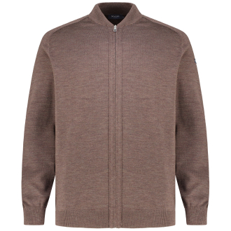 Strickjacke aus Merinowolle braun_188 | 68