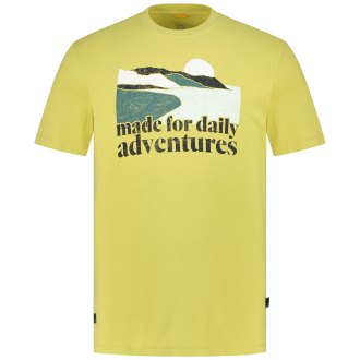 T-Shirt mit Print oliv_33 | 3XL