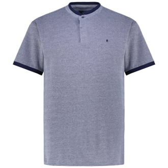 Poloshirt mit Stehkragen dunkelblau_175/400 | 4XL