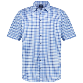 Freizeithemd mit Lyocell blau_15 | XXL