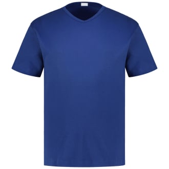 Homewear Shirt aus Baumwolle blau_664 | 3XL