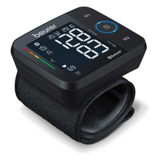 Handgelenk-Blutdruckmessgerät Bluetooth schwarz_SCHWARZ | One Size