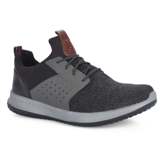 Sneaker mit Slip-on-Schnürung dunkelgrau_BKGY | 43