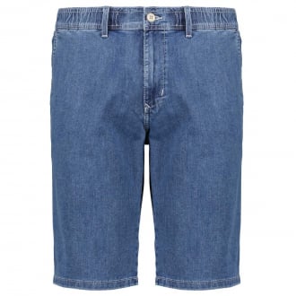 Jeans-Shorts mit Stretchanteil mittelblau_6822 | 60