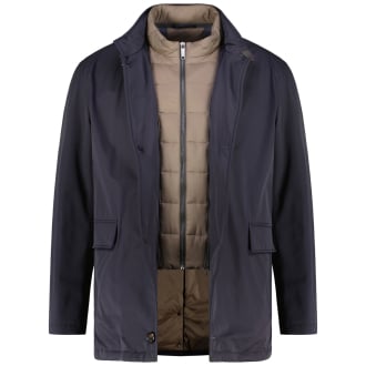 Jacke mit heraustrennbarer Blende, wind- und wasserdicht dunkelblau_390 | 66