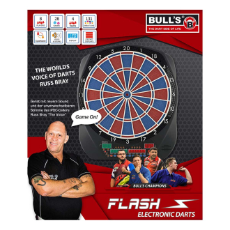 Flash RB Sound Elektronik Dartboard schwarz_50 | One Size