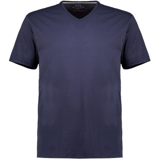 Basic-T-Shirt mit Elasthan marine_10708 | 3XL