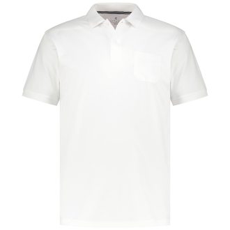 Poloshirt aus Baumwolle weiß_10101 | 3XL