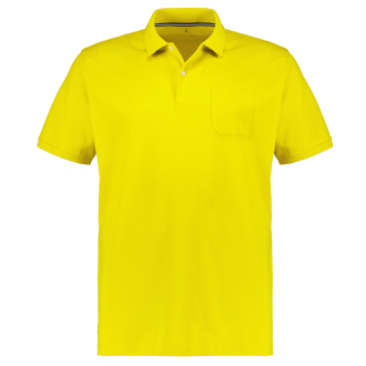 Poloshirt aus Baumwolle gelb_10203 | 3XL