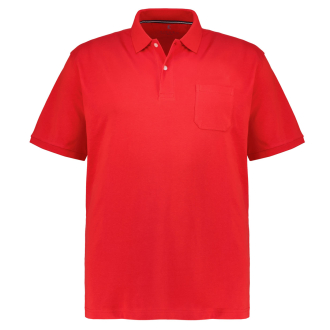 Poloshirt aus Baumwolle rot_10405 | 3XL