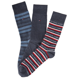 3er-Pack Socken im Hilfiger Style in Geschenkbox jeansblau_003/43 | 43-46