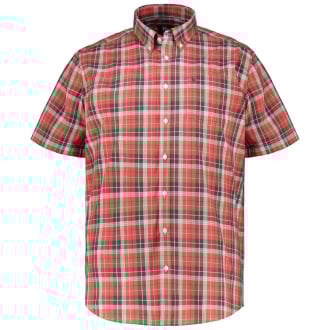 Kariertes Freizeithemd rot/schwarz_7209 | XXL