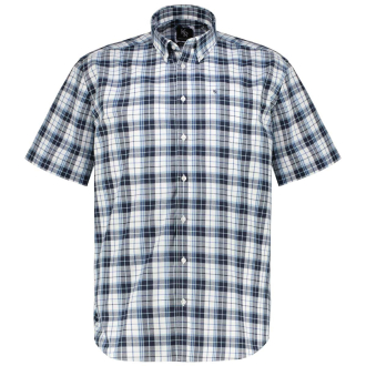Kariertes Freizeithemd blau/grau_7210 | 3XL